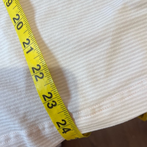 Lululemon Pink & White Striped swiftly tech tank top size 2 yoga workout gym - Picture 6 of 6